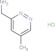 (5-Methylpyridazin-3-yl)methanamine hydrochloride