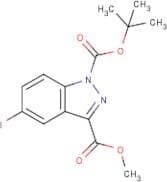 1-tert-Butyl 3-methyl 5-iodo-1H-indazole-1,3-dicarboxylate