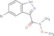 5-Bromo-N-methoxy-N-methyl-1H-indazole-3-carboxamide