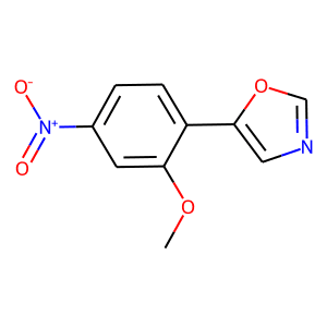 5-(2-Methoxy-4-nitrophenyl)oxazole 98%