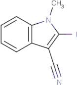 2-Iodo-1-methyl-1H-indole-3-carbonitrile
