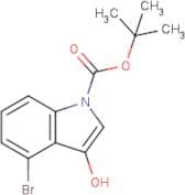 tert-Butyl 4-bromo-3-hydroxy-1H-indole-1-carboxylate