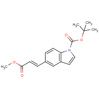 tert-Butyl 5-[(1E)-3-methoxy-3-oxoprop-1-en-1-yl]-1H-indole-1-carboxylate