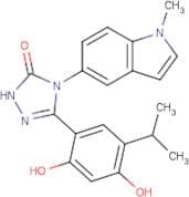 2,4-Dihydro-5-[2,4-dihydroxy-5-isopropylphenyl]-4-(1-methyl-1H-indol-5-yl)-3H-1,2,4-triazol-3-one