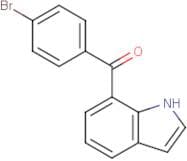 (4-Bromophenyl)(1H-indol-7-yl)methanone