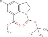 1-tert-Butyl 7-methyl 5-bromo-2,3-dihydro-1H-indole-1,7-dicarboxylate