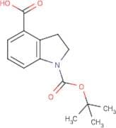 2,3-Dihydro-1H-indole-4-carboxylic acid, N-BOC protected