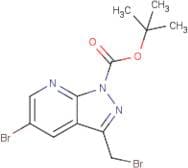 tert-Butyl 5-bromo-3-(bromomethyl)-1H-pyrazolo[3,4-b]pyridine-1-carboxylate