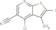 4-Chloro-2-iodo-3-methylthieno[2,3-b]pyridine-5-carbonitrile