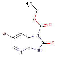 Ethyl 6-bromo-2-oxo-2,3-dihydro-1H-imidazo[4,5-b]pyridine-1-carboxylate