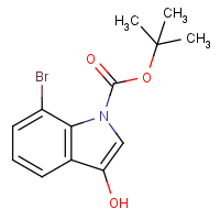 tert-Butyl 7-bromo-3-hydroxy-1H-indole-1-carboxylate