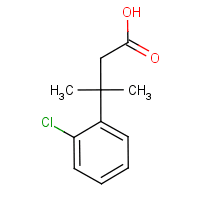 3-(2-Chlorophenyl)-3-methylbutanoic acid