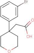 2-[4-(3-Bromophenyl)-tetrahydro-2H-pyran-4-yl]acetic acid