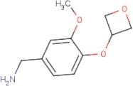 [3-Methoxy-4-(oxetan-3-yloxy)phenyl]methanamine