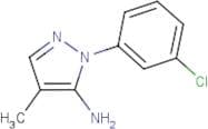 1-(3-Chlorophenyl)-4-methyl-1H-pyrazol-5-amine