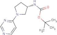 tert-Butyl N-[(3S)-1-(pyrimidin-4-yl)pyrrolidin-3-yl]carbamate