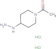 1-(4-Hydrazinylpiperidin-1-yl)ethan-1-one dihydrochloride