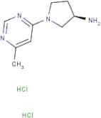 (3R)-1-(6-Methylpyrimidin-4-yl)pyrrolidin-3-amine dihydrochloride
