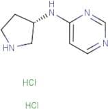 N-[(3S)-Pyrrolidin-3-yl]pyrimidin-4-amine dihydrochloride