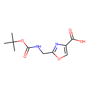 2-(Aminomethyl)-1,3-oxazole-4-carboxylic acid, 2-BOC protected