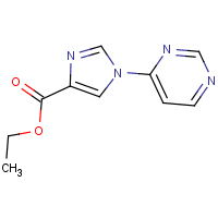Ethyl 1-(pyrimidin-4-yl)-1H-imidazole-4-carboxylate