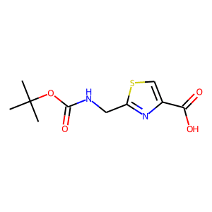 2-(Aminomethyl)-1,3-thiazole-4-carboxylic acid, 2-BOC protected