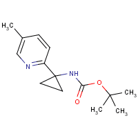 tert-Butyl N-[1-(5-methylpyridin-2-yl)cyclopropyl]carbamate