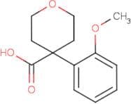 4-(2-Methoxyphenyl)oxane-4-carboxylic acid