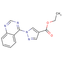 Ethyl 1-(quinazolin-4-yl)-1H-pyrazole-4-carboxylate