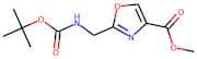 Methyl 2-(aminomethyl)-1,3-oxazole-4-carboxylate, 2-BOC protected