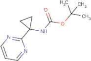tert-Butyl N-[1-(pyrimidin-2-yl)cyclopropyl]carbamate