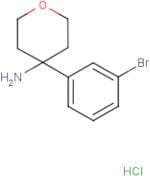4-(3-Bromophenyl)oxan-4-amine hydrochloride