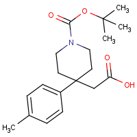 2-[1-(tert-Butoxycarbonyl)-4-p-tolylpiperidin-4-yl]acetic acid