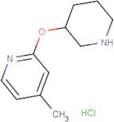 4-Methyl-2-(piperidin-3-yloxy)pyridine hydrochloride