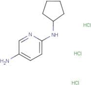 N2-Cyclopentylpyridine-2,5-diamine trihydrochloride
