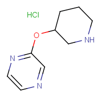 2-(Piperidin-3-yloxy)pyrazine hydrochloride