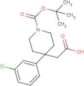 2-[1-(tert-Butoxycarbonyl)-4-(3-chlorophenyl)piperidin-4-yl]acetic acid