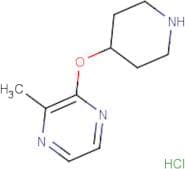 2-Methyl-3-(piperidin-4-yloxy)pyrazine hydrochloride