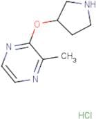 2-Methyl-3-(pyrrolidin-3-yloxy)pyrazine hydrochloride
