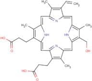 Deuteroporphyrin IX 2-vinyl, 4-hydroxymethyl