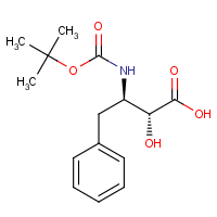 (2R,3R)-3-Amino-2-hydroxy-4-phenylbutanoic acid, N-BOC protected
