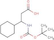 3-tert-Butoxycarbonylamino-3-cyclohexyl-propionic acid