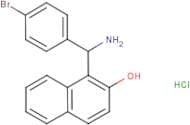 1-[Amino-(4-bromo-phenyl)-methyl]-naphthalen-2-ol hydrochloride