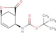 tert-Butyl N-[(1R*,2S*,5S*)-7-oxo-6-oxabicyclo[3.2.1]oct-3-en-2-yl]carbamate