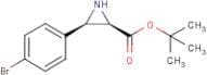 cis-tert-Butyl 3-(4-bromophenyl)aziridine-2-carboxylate