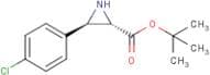 trans-tert-Butyl 3-(4-chlorophenyl)aziridine-2-carboxylate