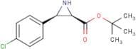 cis-tert-Butyl 3-(4-chlorophenyl)aziridine-2-carboxylate