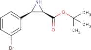 cis-tert-Butyl 3-(3-bromophenyl)-aziridine-2-carboxylate
