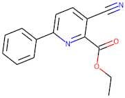 Ethyl 3-cyano-6-phenylpyridine-2-carboxylate