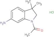 1-(6-Amino-3,3-dimethylindolin-1-yl)ethanone hydrochloride